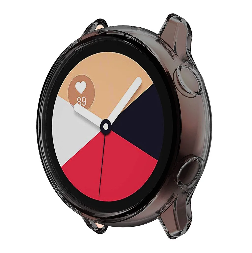 

smart watch cover Clear TPU Protector Watch Case Cover Shell For Samsung Galaxy Watch Active 40m#y4