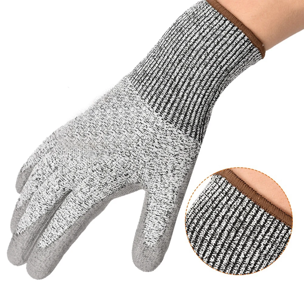 

Level 5 Cut Resistant Labor Protection Work Gloves Wear Resistant Anti-slip Safety Gloves Anti-slip pattern design