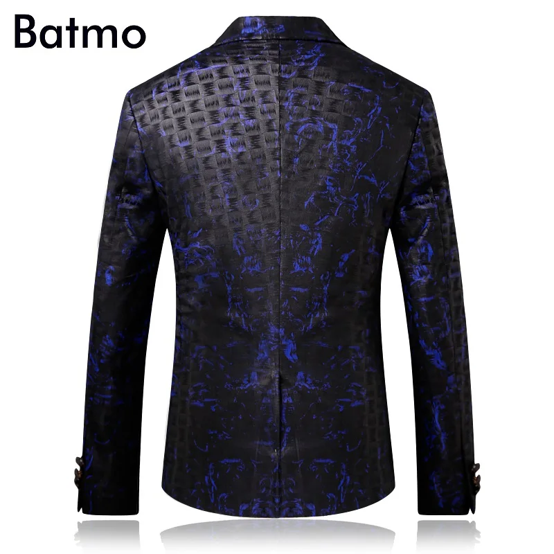 Batmo 2018 Новое поступление осень Высокое качество Британский стиль плед Повседневные комплекты для мужчин, мужская печатных Пиджаки, Куртки