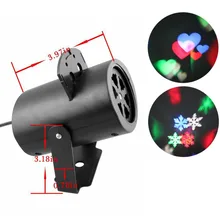 Рождественский Декор, уличный светодиодный светильник для лазерного проектора, душ, снежинка, статическое мерцание, ИК пульт дистанционного управления, пейзаж, Рождественская садовая лампа AI88