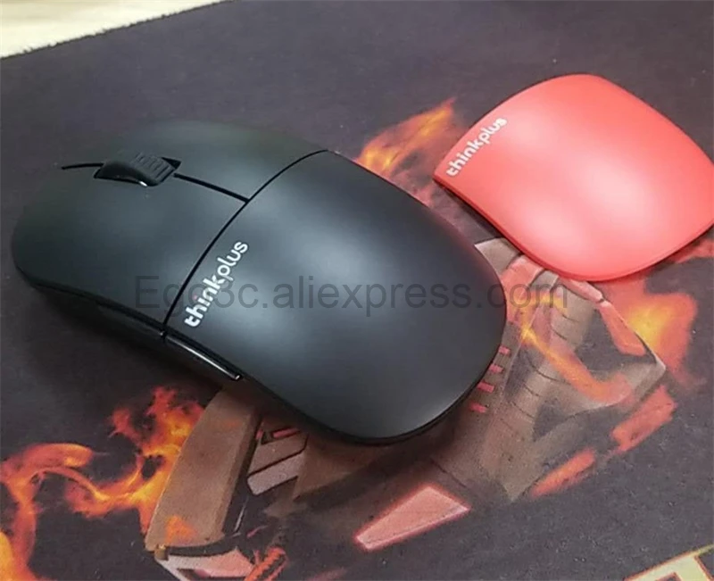 Новейшая беспроводная мышь lenovo ThinkPad thinkplus E3 mute 2,4 ГГц, беспроводная, может менять корпус, красная, черная, компьютерная мышь для ноутбука