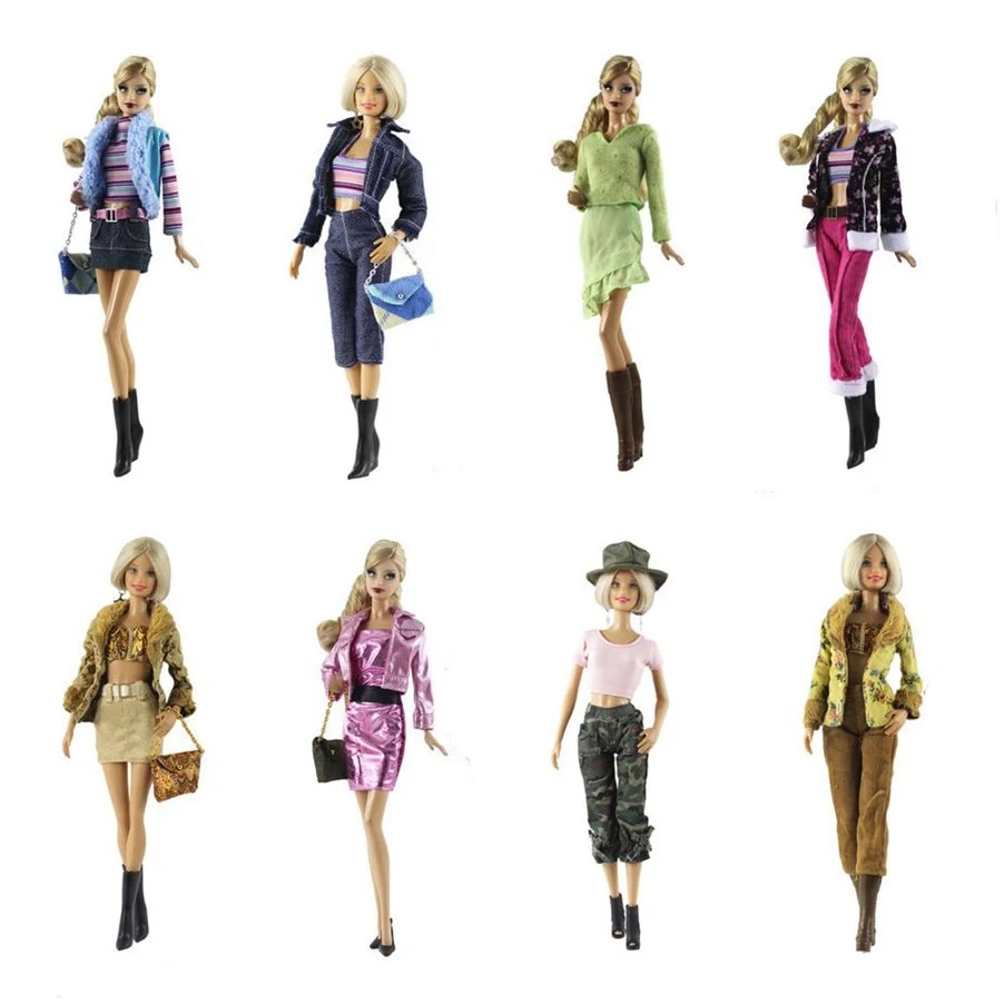 

2019 New Clothing Set Winter Wear Summer Suit Outfit Clothes Jeans Coat For 1/6 BJD Xinyi Barbie FR ST Doll Gift for girls
