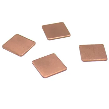 

10pcs/lot Notebook Graphics Card Cooling Cooler Gasket Pure Copper 15*15*1mm for Raspberry Pi 2/3B