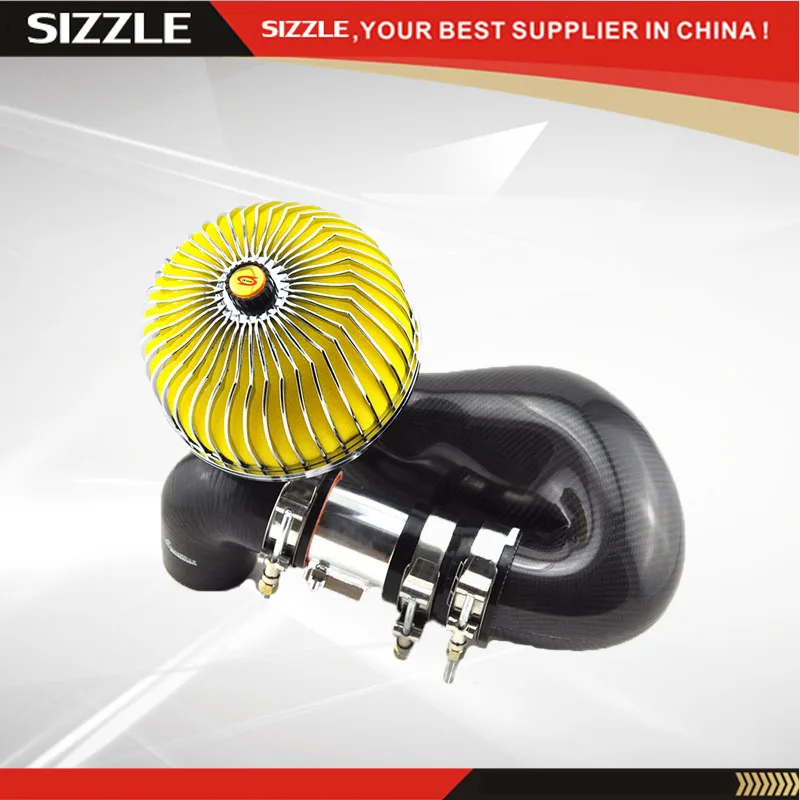 High Quality Carbon Fiber Car Air Intake Duct For Honda Fit GE 6 8 2009 2012in Air Intakes from