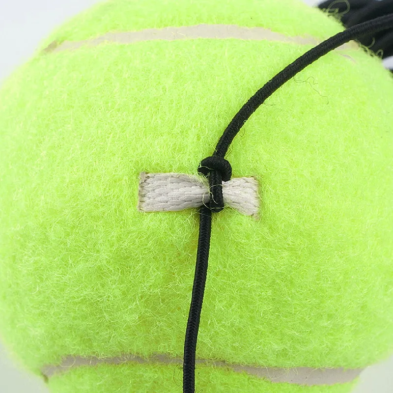 1 pc FANGCAN FCA-03 Single Training Tennis Ball 1.3m Rebounce Yellow Training Ball with Round Elastic Black String