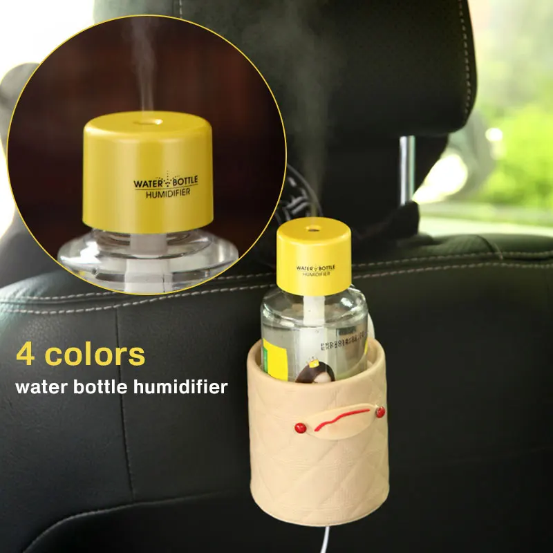 

2019 Drop Shpping USB 4 Colors Aromatherapy Diffuser Car Humidifier Portable Mini Bottle Cap Air Purification Moisturize Travel