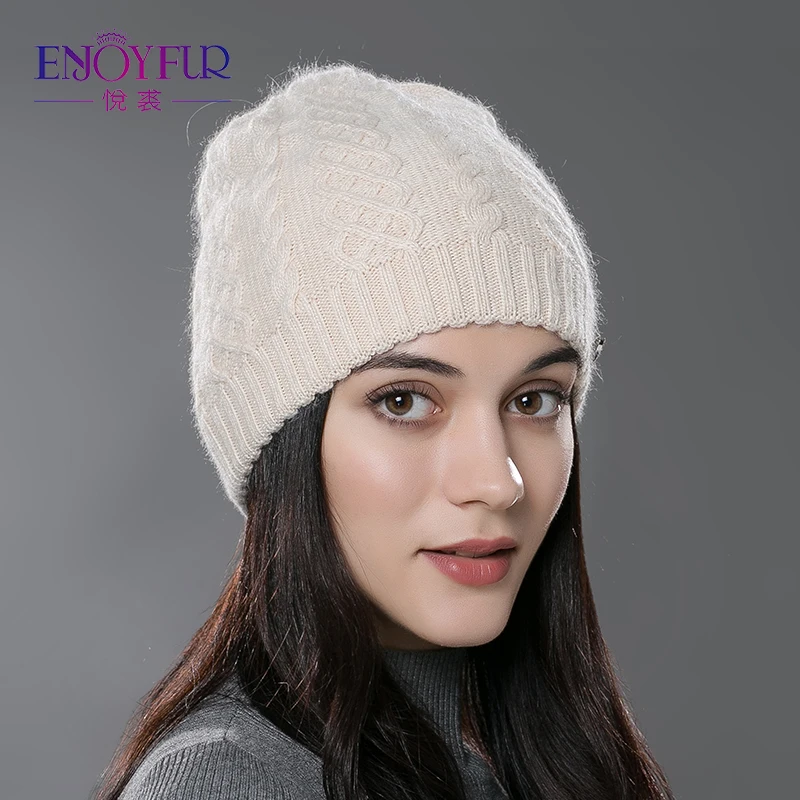 Brand 2018 Women Autumn Winter Hats Elastic Knitted Wool Cotton Gorro Solid Multicolors Beanies Cap High-end Cute Casual Hats