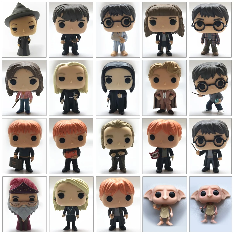 Оригинальный Funko pop Гарри Поттер Гермиона Снейп Невиль Рон Добби Луна Джордж