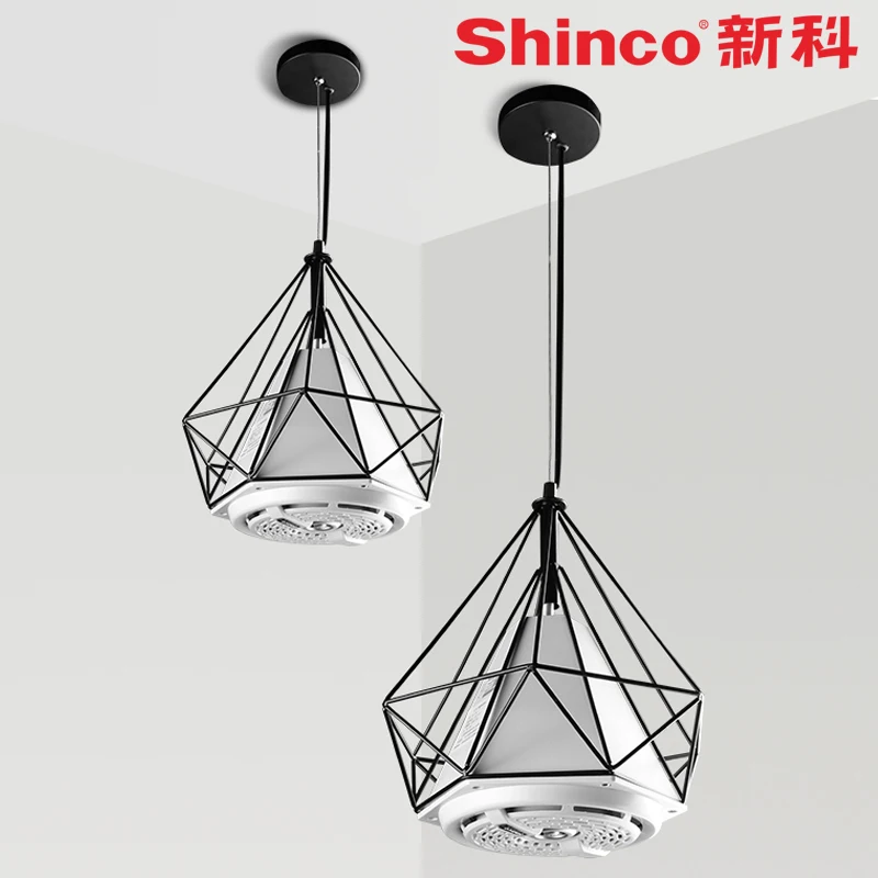 

Art ceiling audio hanging ball Audio Shop restaurant ceiling speaker power amplifier speaker geometry post-modern indoor wind