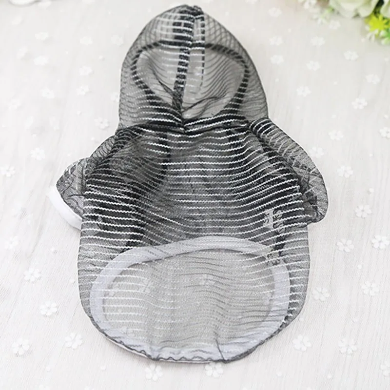

Spring Summer Dog Clothes for Teddy Chihuahua Breathable Mesh Hoodies Yorkie Pet Puppy Outfit Sun Protection