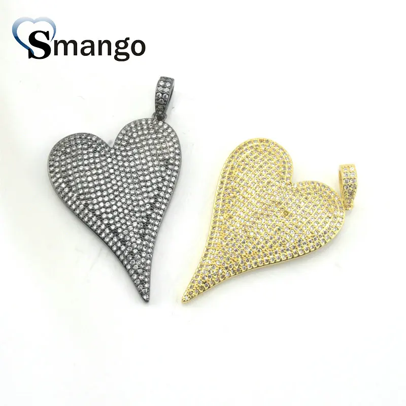 

5Pieces,The Rainbow Series, Jewelry Making Supplies, DIY Jewelry.The Heart Shape 18K Gold Plated Pendant, Can Wholesale