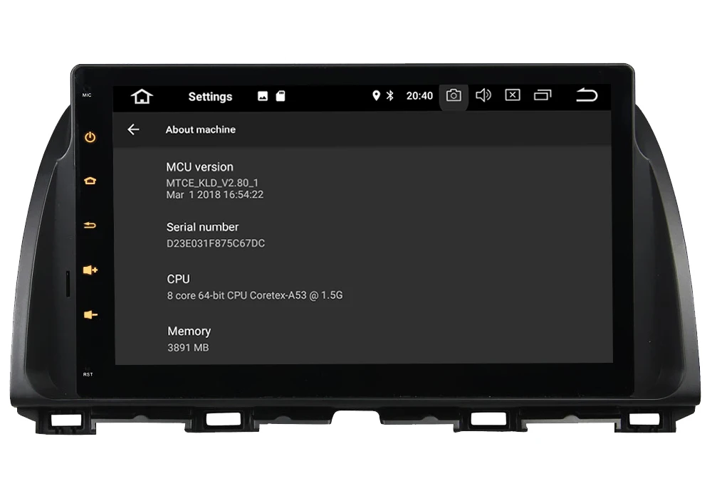 Excellent KLYDE 10.1" IPS WIFI 4G Octa Core Android 8.0 7.1 4GB RAM 32GB ROM Car DVD Player Radio GPS Navigation For Mazda CX-5 2012-2016 4