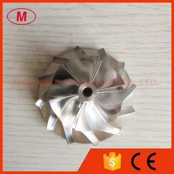

CT10 42.87/62.00mm 17291-0L020HF 6+6 blades turbo billet/milling/aluminum 2618 compressor wheel for Upgrade 17201-0L020