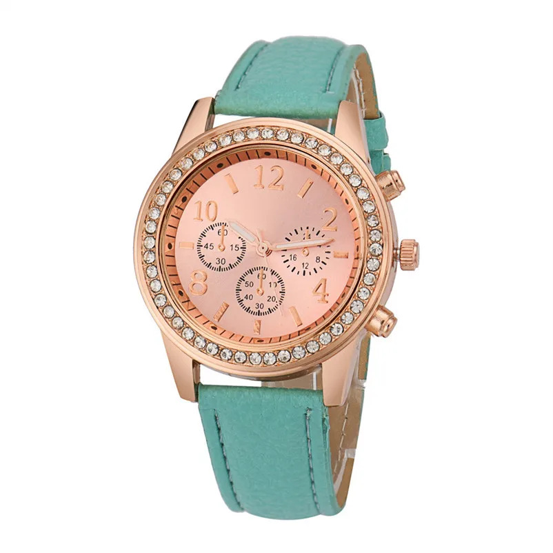 

SmileOMG Fashion Women Roman Watch Lady Leather Band Analog Quartz Wrist Watch  relogio feminino,Aug 23