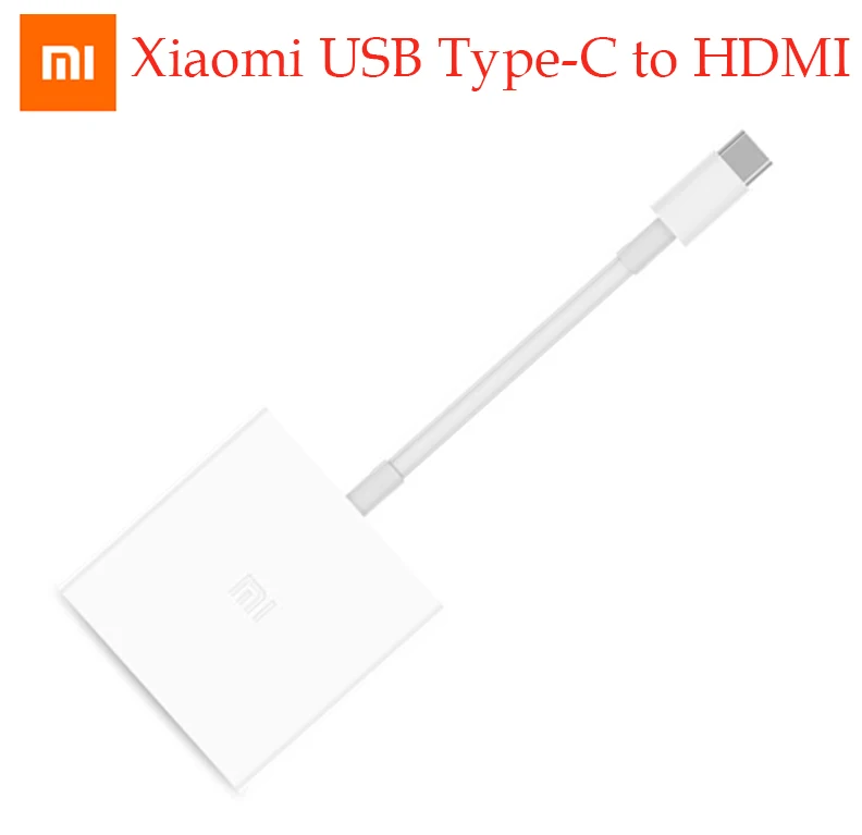 

Original Xiaomi Type C USB 3.1 to USB 3.0 / HDMI Female Charger Adapter Support 4K for Apple Macbook Xiaomi air 12 13 12.5 13.3