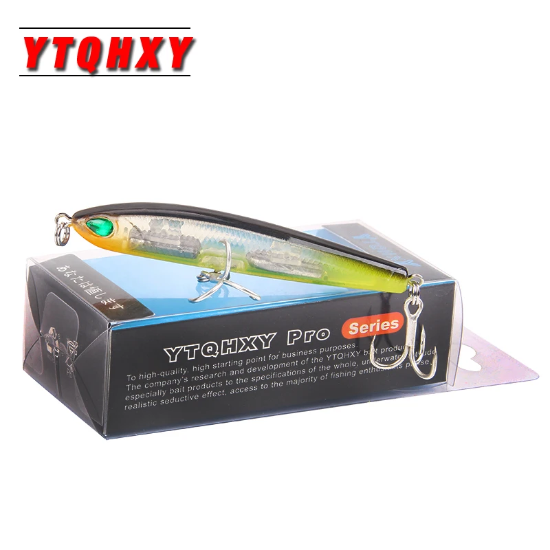 

High quality Fishing Lure Floating Pencil 75mm 9g Topwater pesca Hard Bait Swimming Artificial Bait for Fishing WQ439