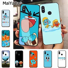 MaiYaCa el asombroso mundo de Gumball chicles de Coque caja del teléfono para xiaomi mi 6 8 se note2 3 mi x2 redmi 5 5 plus Nota 4 5(China)