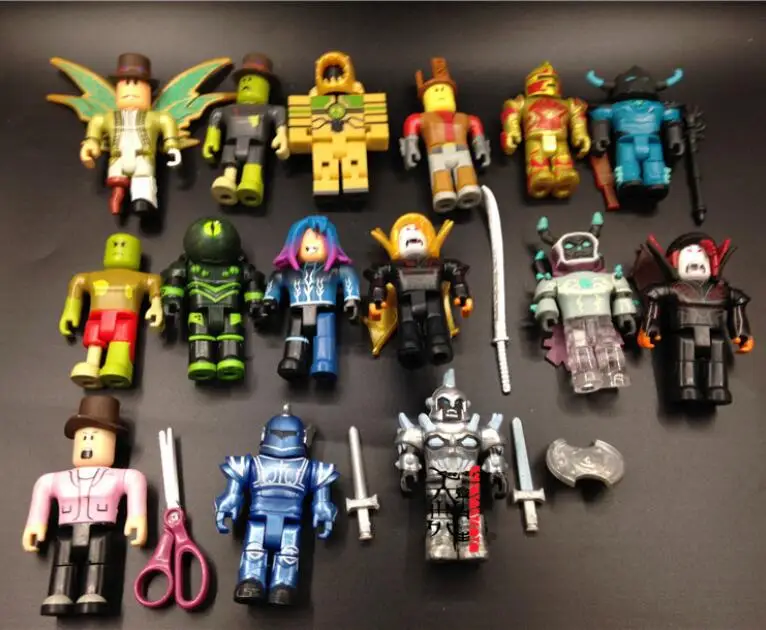 Mini Roblox juegos personajes Robot figuras de acción de campeones de Roblox figuras Juguetes Gusmanak serie 1 2 Navidad Juguetes