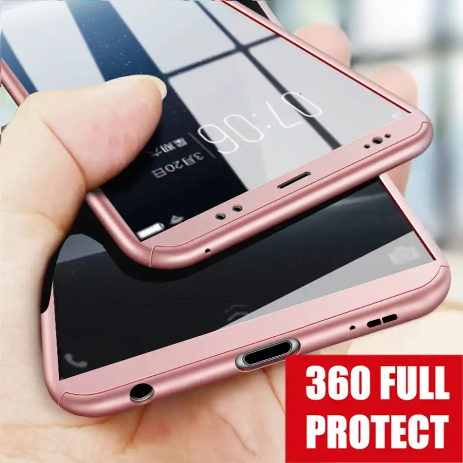 Vidrio Templado para Samsung Galaxy A10S A20E A30 A50 360 ° Full proteger Funda Cubierta