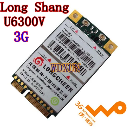 Длинный Shang WCDMA модуль U6300V с голосовой функцией полный 10 shippingFree шопинг miniPCI-E 52PIN