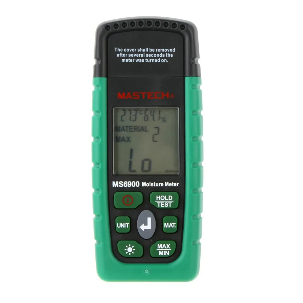 Mastech MS6900 higrometre Mini Digital Moisture Meter Wood/ Lumber/Concrete Buildings Humidity