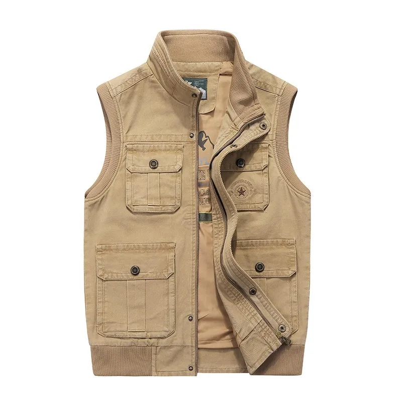 Militaire Hommes Tactique Manches Green Nombreuses Voyage Manteau Taille Armée khaki Poches Veste Plus 8xl Gilet De Black Grand Mâle Sans army Afs Jeep K1cTlFJ3