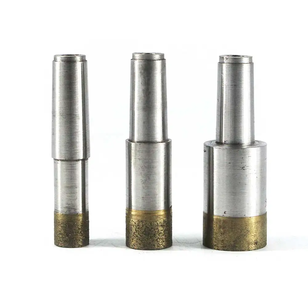 5pcs Sintered taper shank drill bit for marble ceramic granite Length 50mm Diameter 42~59mm glass tool zt00c