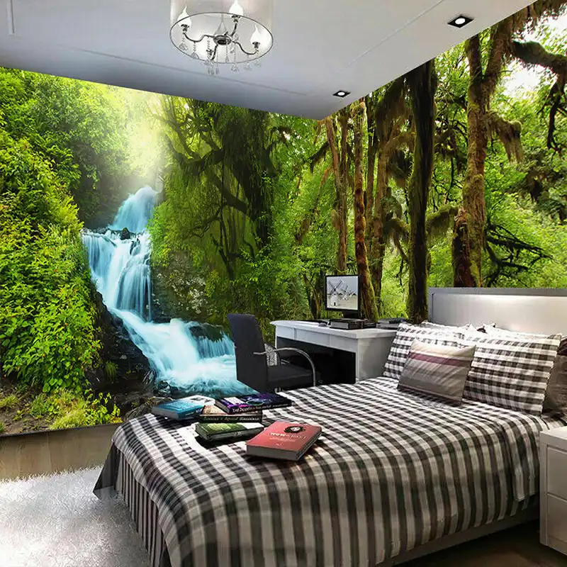 Téléchargement gratuit Images Nature Scenery 3d Wall Mural Custom Hd Hd Tropical Rain Forest actualisé par