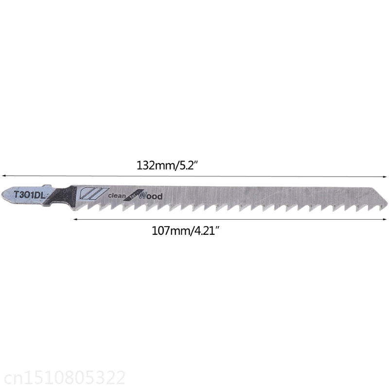 5 шт. T301DL HCS Т-хвостовик лобзиков 132 мм 5 "6 TPI чистке для дерева