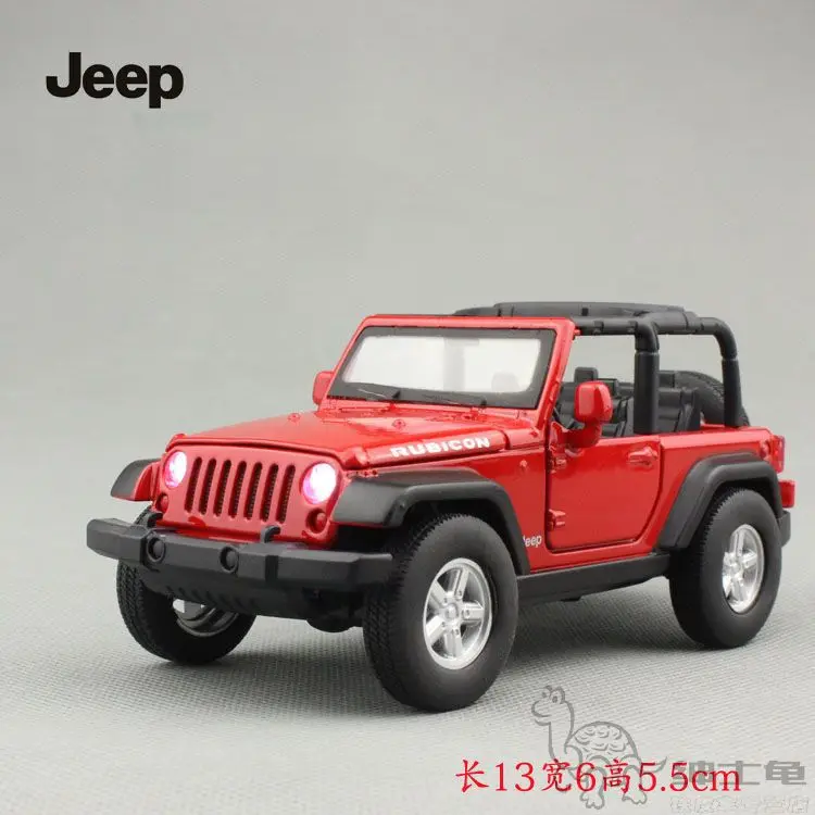 Высокая моделирования изысканные модели Игрушечные лошадки: meizhi модель Chrysler Jeep Wrangler Rubicon модель автомобиля 1:32 сплава модели автомобиля отличные подарки