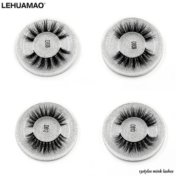 

3D Mink Lashes High Volume Long Eyelashes 13styles False Eyelashes Luxury handmade Mink Eyelashes Cruelty free Eyelash Extension