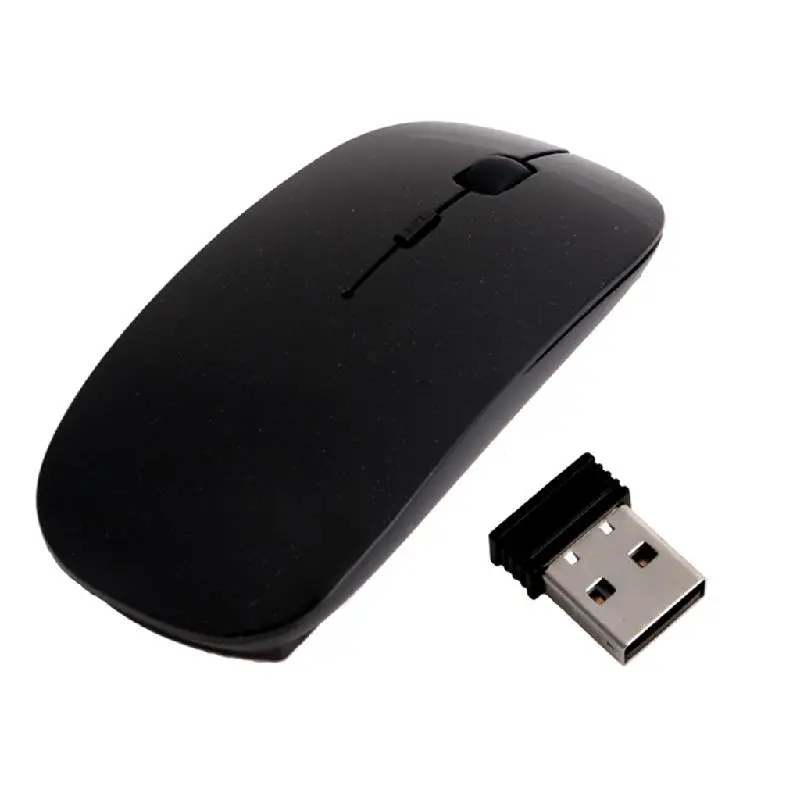 

New 2.4GHz Wireless Ultra Thin Optical Scroll Mouse/Mice +USB Receiver For PC Laptop