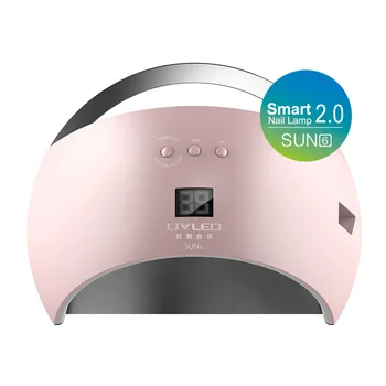 

SUNUV SUN6 48W Nail Dryer Auto Sensor UV Lamp For Drying Manicure Tools 99s Low Heat Model Double Power Portable LED Nail Lamp