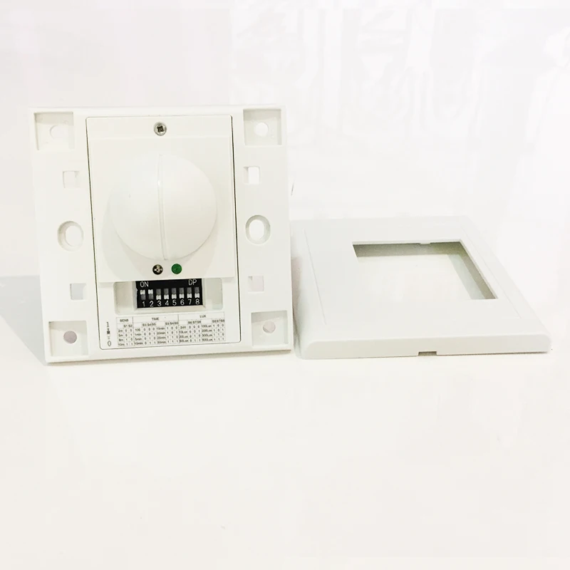 220v Microwave Radar Sensor Switch Ceiling Lamp Light Stairs Human Body Motion Induction Switch Sensing Adjustable time Detecton (9)
