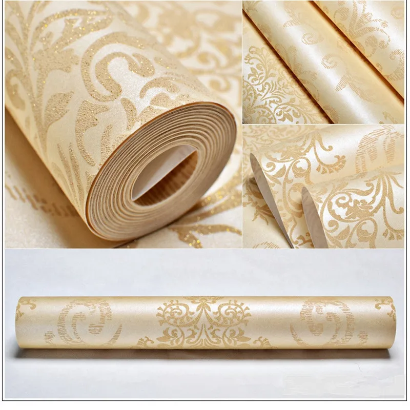 Wallpapers Youman 3D European Luxury Floral Wallpaper Waterproof