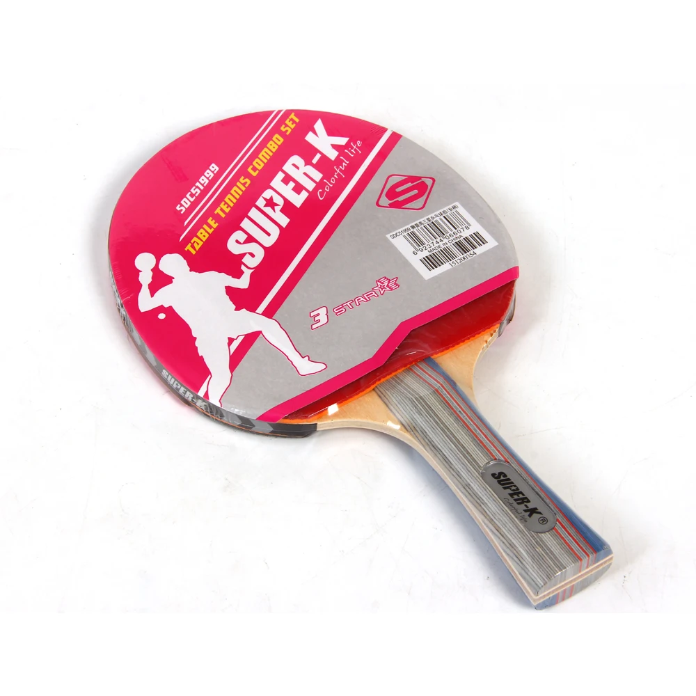 3 Star Long Handle Table Tennis Ping Pong Racket Penhold Grip Paddle Bats Blade (2)