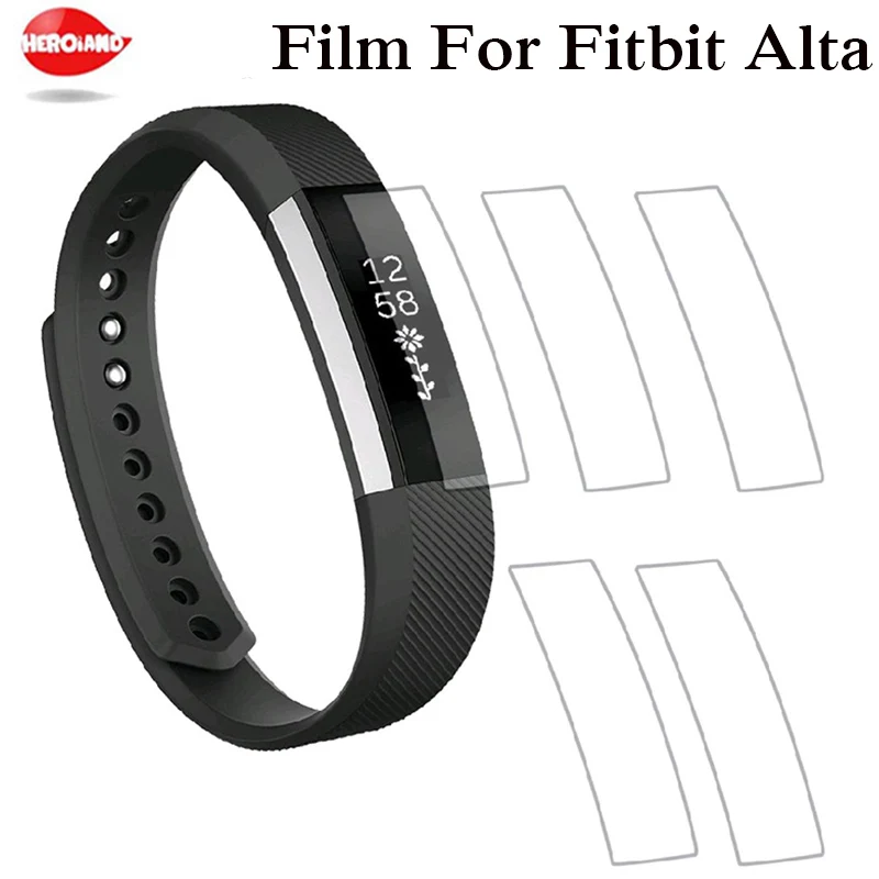 Полная крышка прозрачная защитная пленка для экрана Fitbit Alta HR Браслет ультра тонкий HD высокой четкости ТПУ