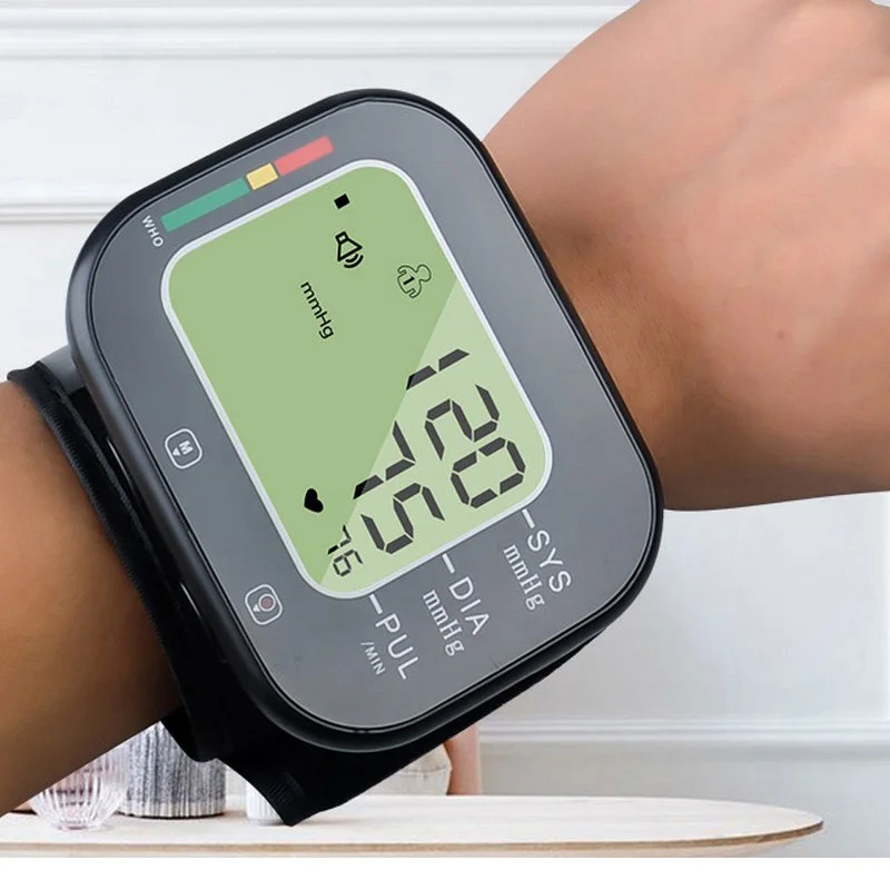 

Digital Wrist Blood Pressure Monitor LCD Automatic Sphygmomanometer Heart Beat Pressure Meter Electric Measuring Machine