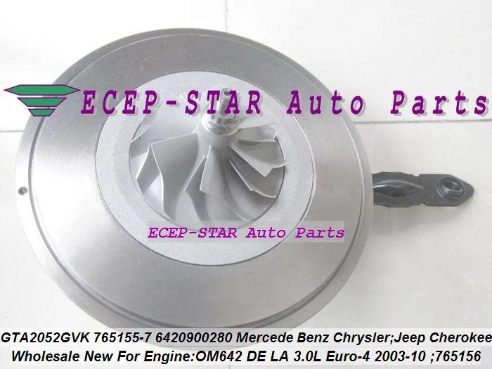 Turbo CHRA Cartridge GTA2052GVK 765155 757608-5001S 765155-5004S 765155-0004 757608-0001 765155-0007 A6420901480 A6420905980 (4)
