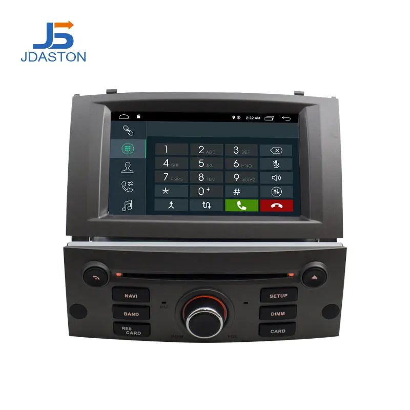 Автомобильный DVD плеер JDASTON Android 10 для Peugeot 407 2004 2010 GPS навигация мультимедийная