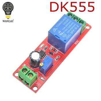 

WAVGAT NE555 DK555 Timer Switch Adjustable Disconnect Module Time delay relay Module DC 12V Delay relay shield 0~10S