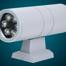 До Подпушка LED Наружное освещение Настенный светильник лампа Внешний Вне крыльцо свет Водонепроницаемый IP65 украшения сада настенные бра