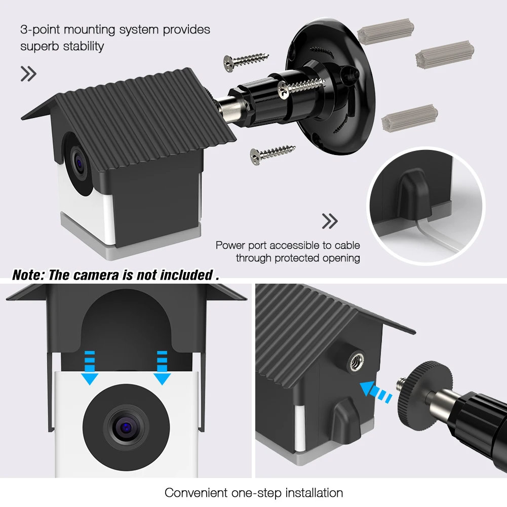 Wyze камера настенное крепление кронштейн крепление с защитой от атмосферных воздействий чехол для WyzeCam и iSmartAlarm точечная камера защита от солнца