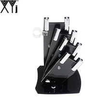 Акриловый держатель для ножей можно положить 4 шт. керамические кухонные ножи+ одна Овощечистка Лидер продаж подставка для ножей XYJ абсолютно лучшие инструменты для приготовления пищи