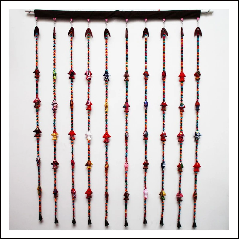 卸売国家生地小魚カーテン家の装飾パーティションカーテン手作りビーズカーテン Screens Room Dividers Aliexpress