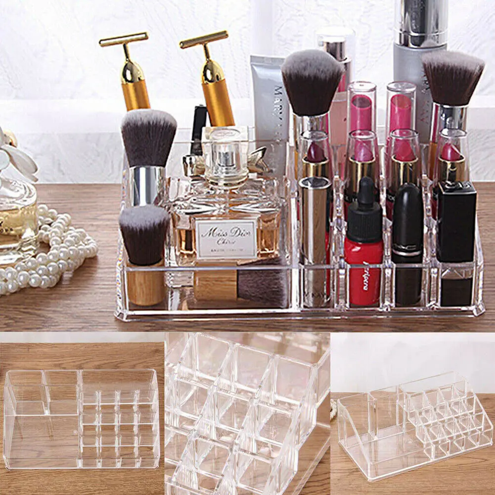 

Hot Sells Cosmetic Organizer Clear Acrylic Makeup Drawers Holder Case Box Jewelry Storage