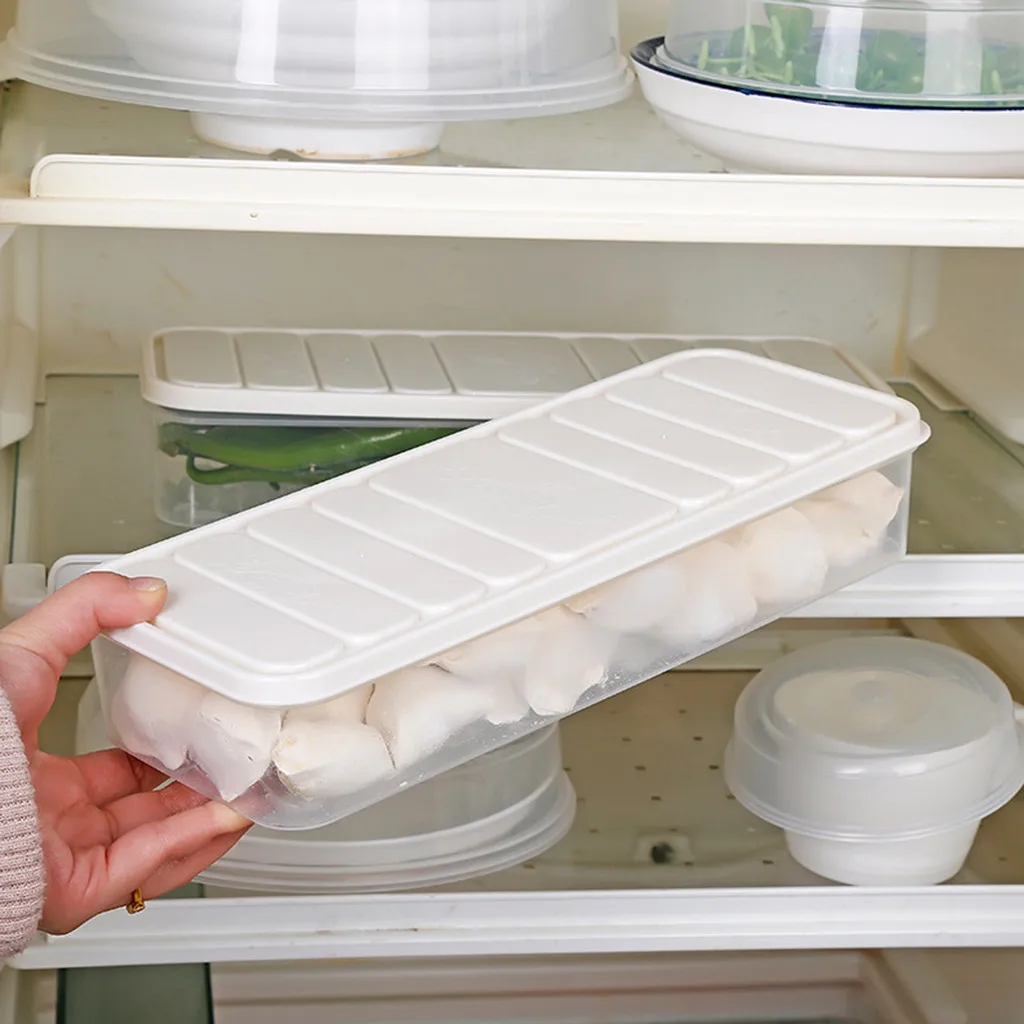 

Preservation Box Rectangular Crisper Vegetable Meat Fruit Large Transparent New #20 71