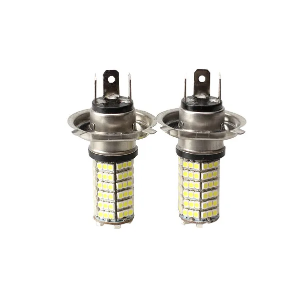 Новое Прибытие 2 шт./лот H4 LED 3528 102 SMD Белый Шарика Фары Противотуманные фары