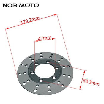 

130mm ATV Front Brake Disk Rotor 6 Hole Motorcycle Front Brake Disc Rotor For ATV Quad Motorcycle Accessories Spare Parts DS-153