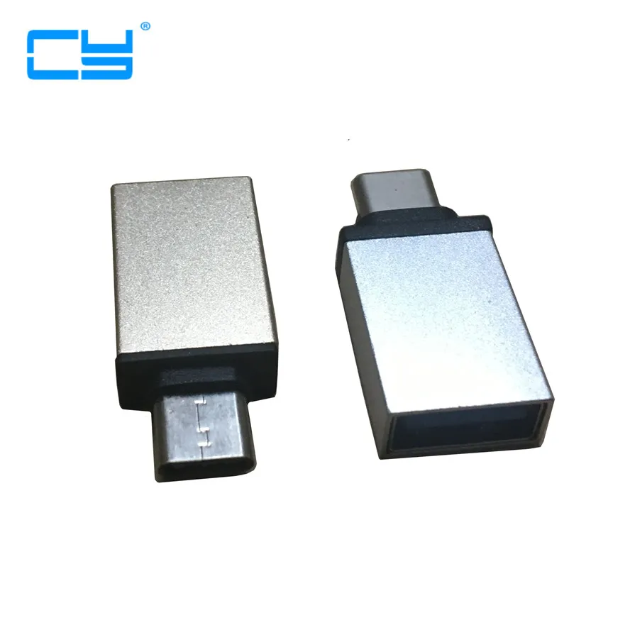 

2016 New Metal USB 3.0 Type-C OTG Adapter For Macbook For ChromeBook Mi4C 4s Meizu Pro5 ZUKZ1 Oneplus2 Lumia950 Nexus 6P 5X X347